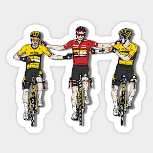 Jonas Sepp Primoz Podium LaVuelta 2023 Sticker